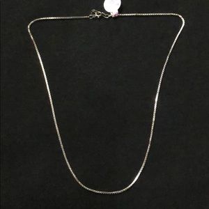 .925 sterling silver 16” box chain
